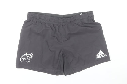 Adidas Women Black Size 10 Athletic Rugby Training Shorts
