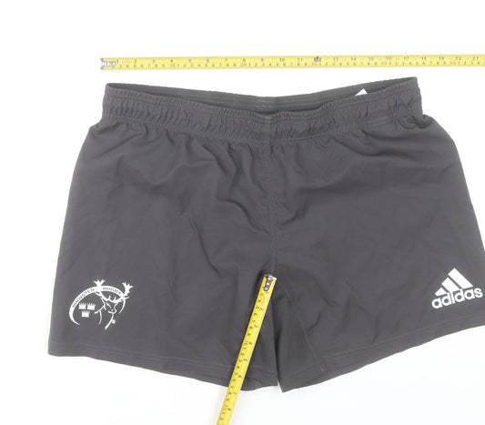 Adidas Women Black Size 10 Athletic Rugby Training Shorts