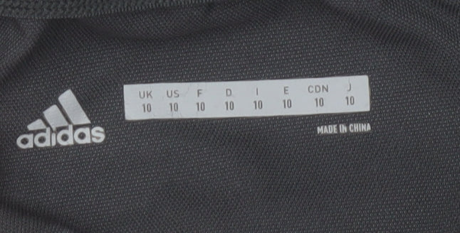 Adidas Women Black Size 10 Athletic Rugby Training Shorts