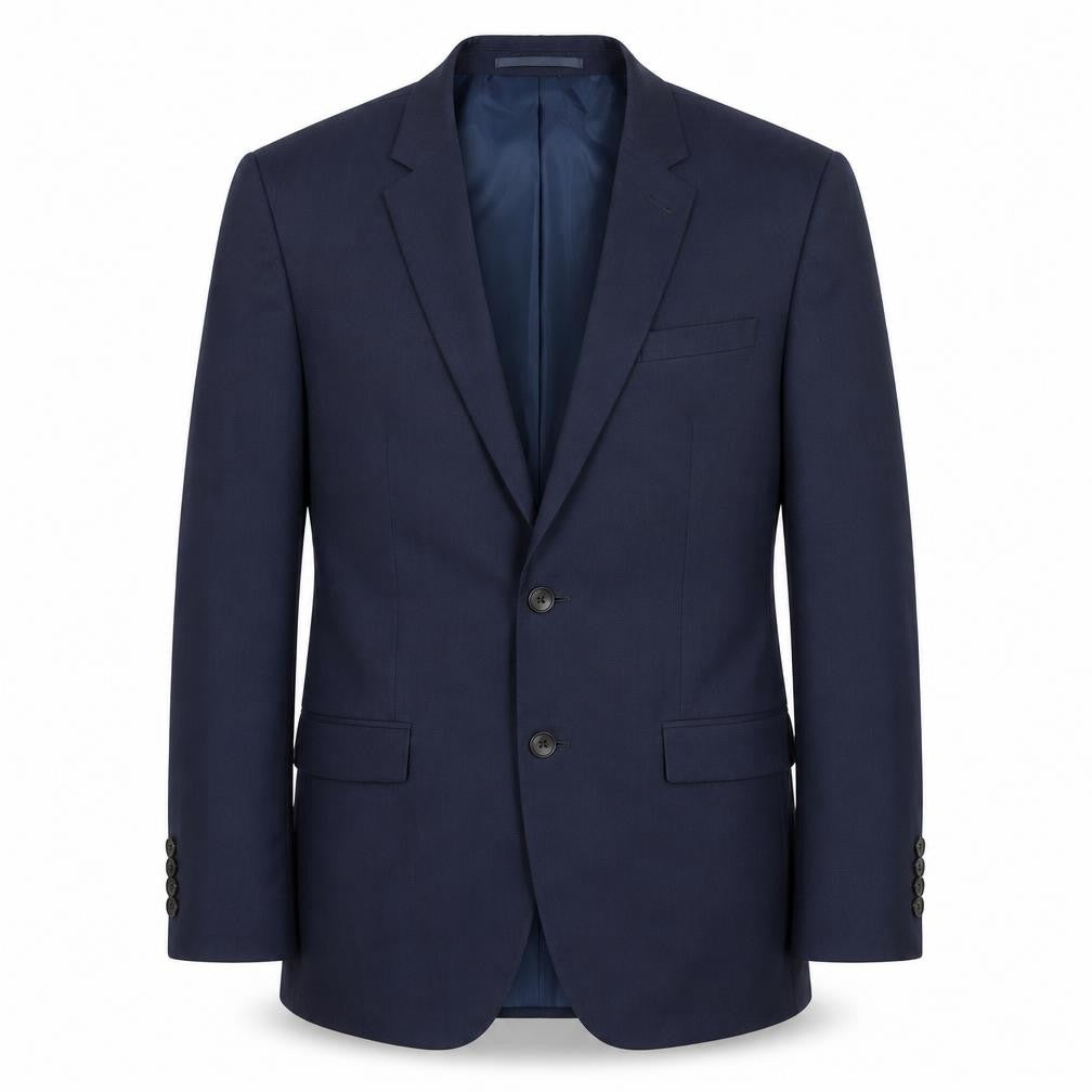 Mens UK Size 40 River Island Regular Blue Suit Jacket