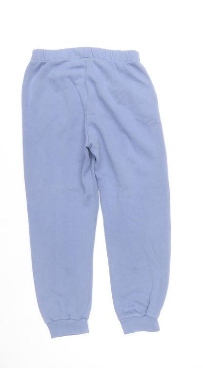 Disney Women Blue Stitch Sweatpants Size 10-12 Fleece Joggers