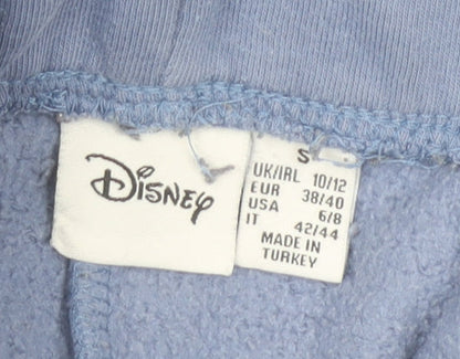 Disney Women Blue Stitch Sweatpants Size 10-12 Fleece Joggers
