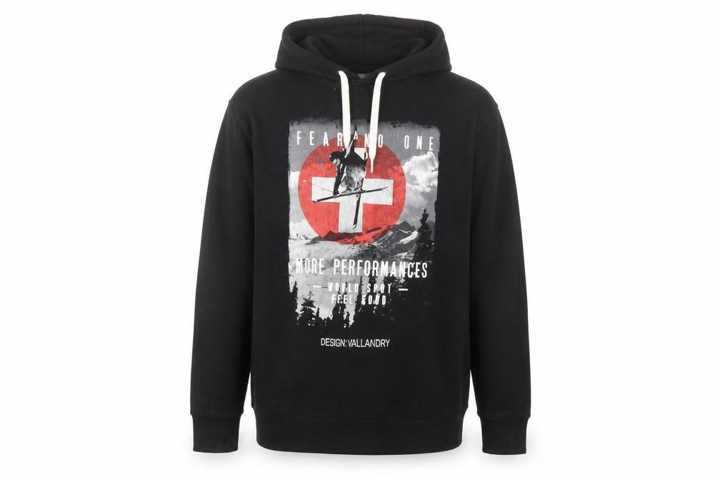 G Men’s Black 2XL Pullover Hoodie Outdoor Ski Graphic Cotton