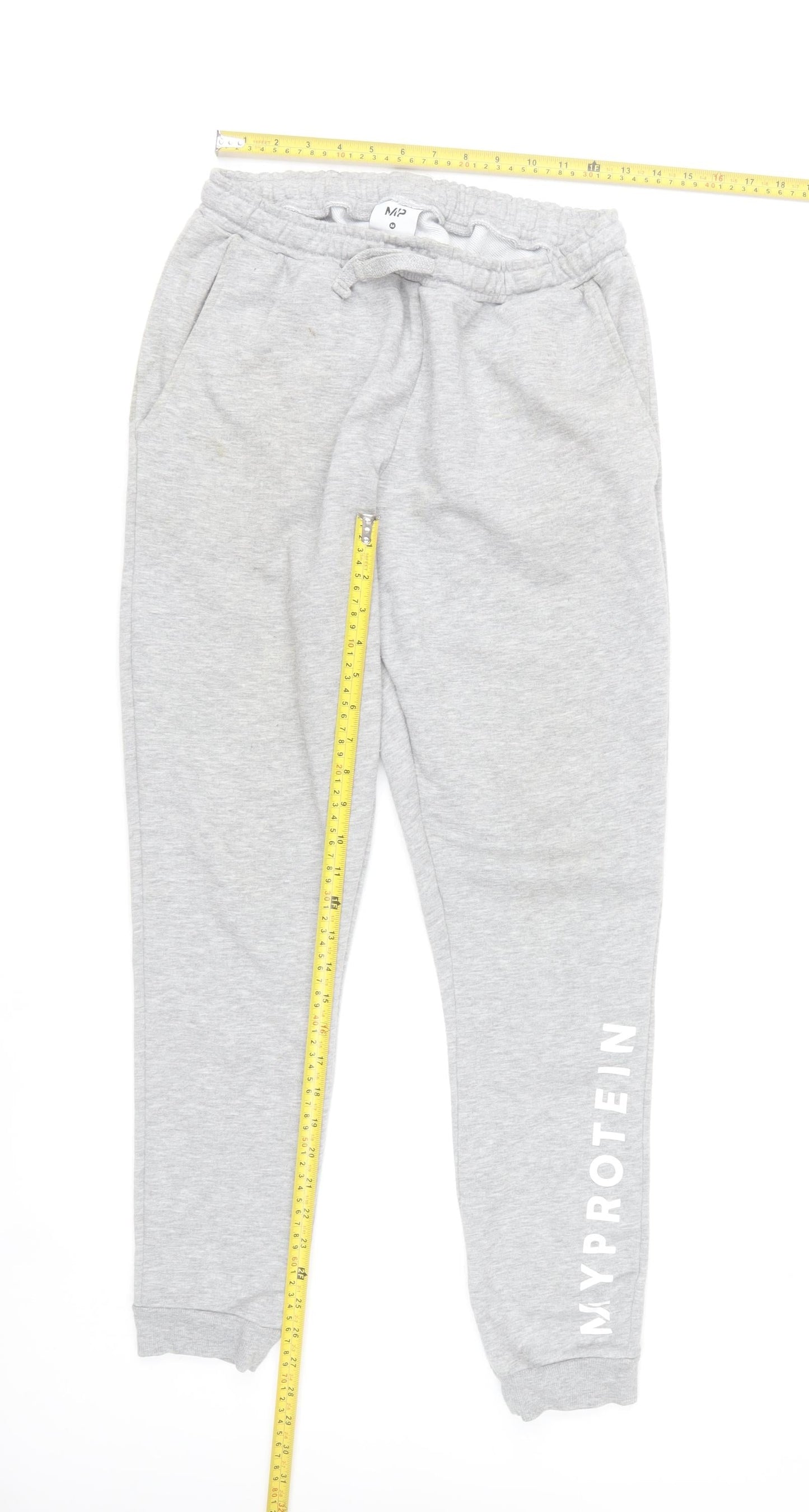 MP Men's Grey Jogger Sweatpants Size M Elastic Waist Tapered
