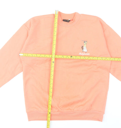 Golf Antiques Women’s Pink Sweatshirt M Crew Neck Long Sleeve Ballybunion