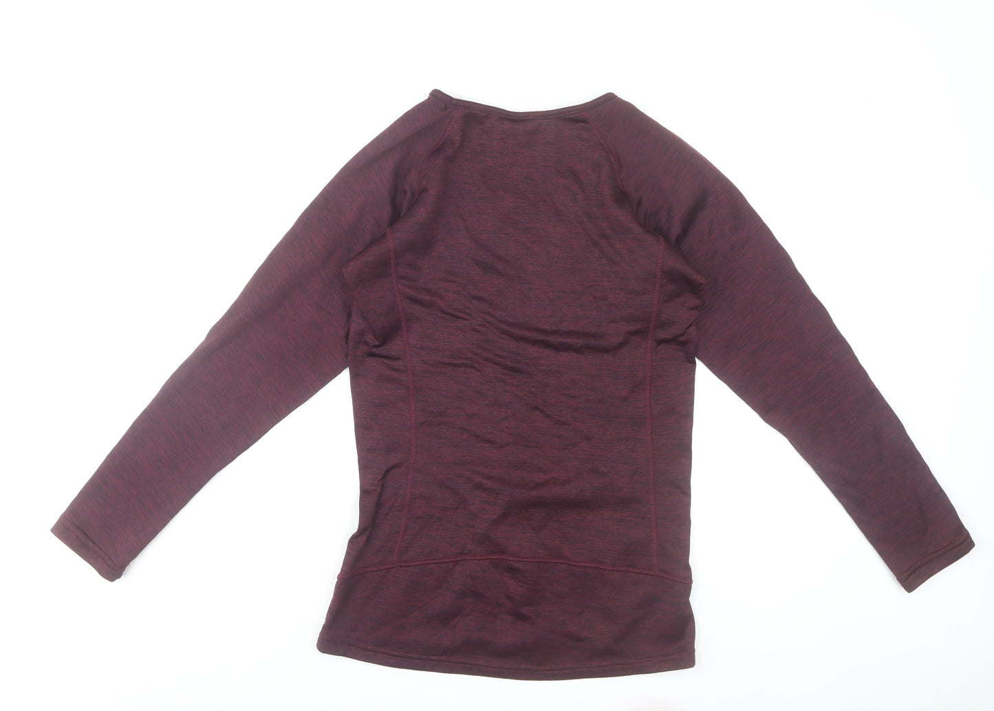 Trespass Womens Red Long Sleeve Polyester Sports Top UK 10