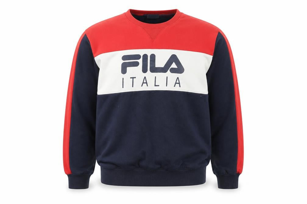 Mens UK Size L FILA Multicoloured Pullover Sweatshirt