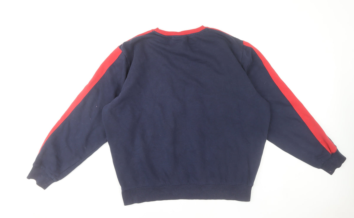Mens UK Size L FILA Multicoloured Pullover Sweatshirt