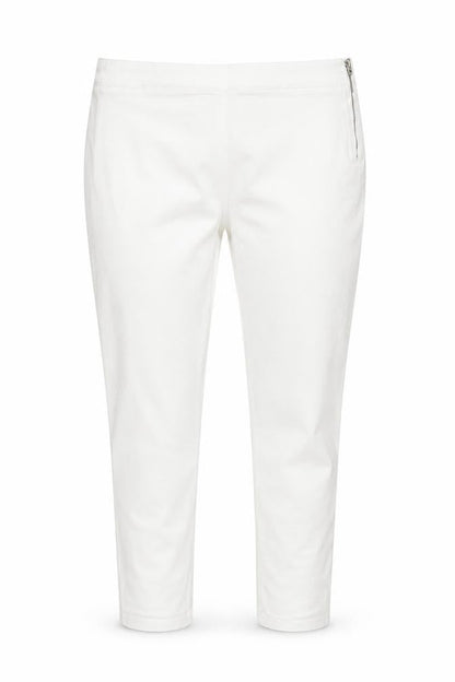 Savida Womens White Skinny Jeans Size 14 Slim Fit Stretch Zip