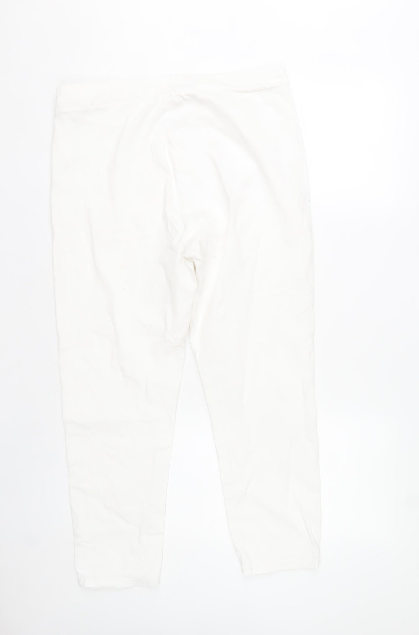 Savida Womens White Skinny Jeans Size 14 Slim Fit Stretch Zip