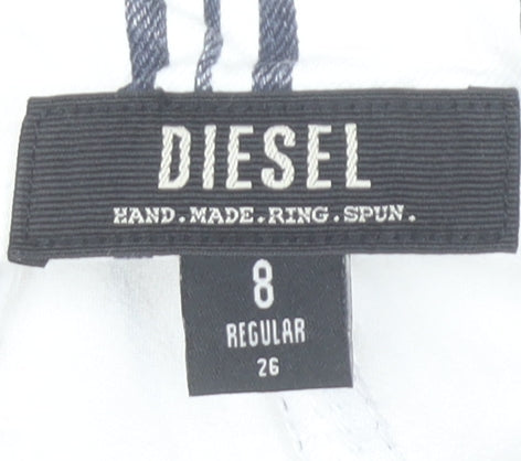 Womens UK Size 8 Diesel Pinafore/Dungaree Dress