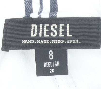 Womens UK Size 8 Diesel Pinafore/Dungaree Dress