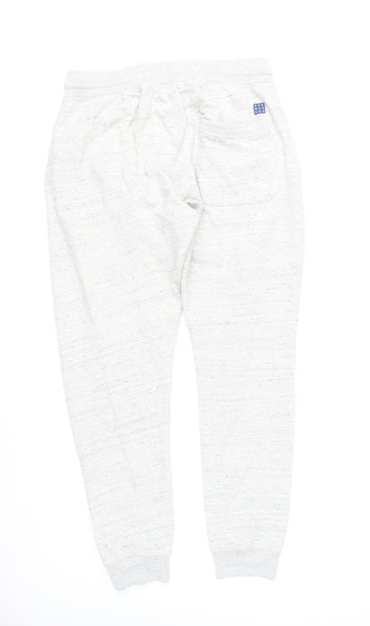 Blend Men’s Grey Joggers L Regular Fit Cotton Blend Casual Trousers