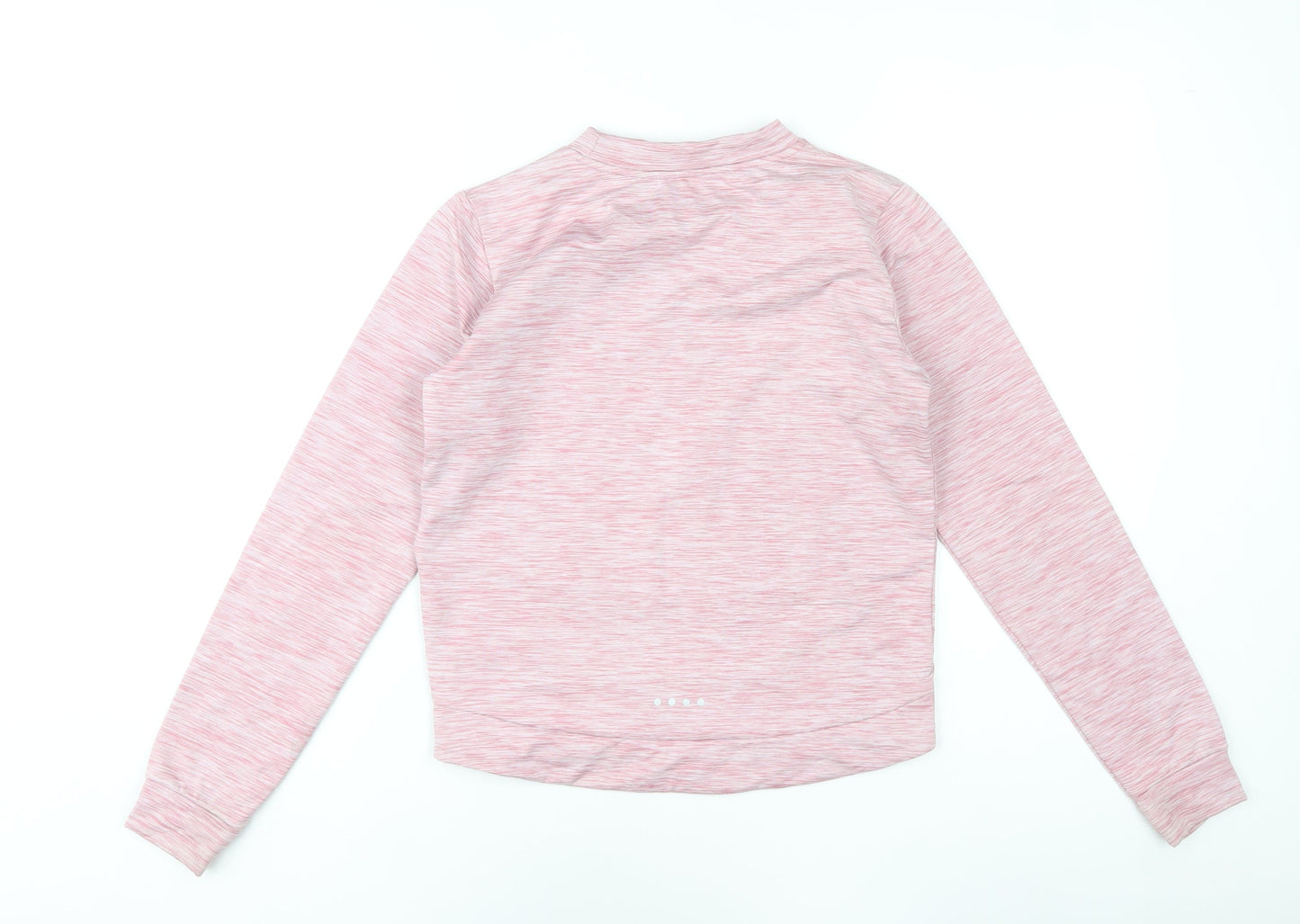 Souluxe Girls Pink Long Sleeve Activewear Top Age 10-11 Years Lightweight Stretch