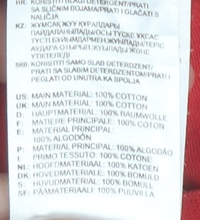 Adidas Boys Red Camouflage Logo T-Shirt 9-10 Years Cotton Short Sleeve