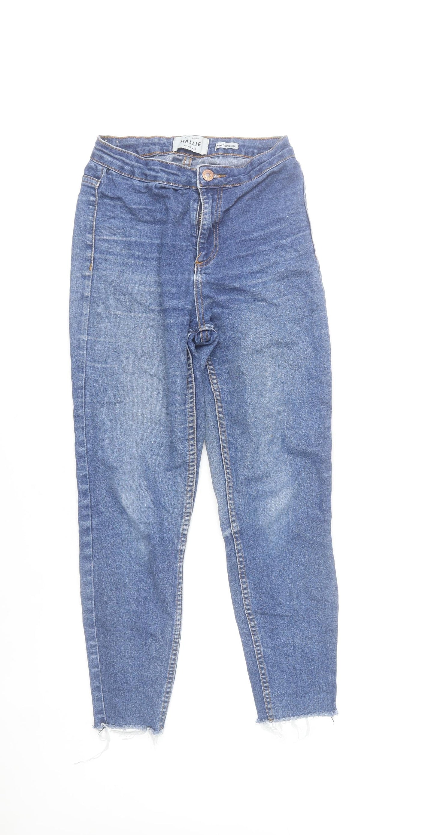 New Look Hallie Women's Blue Size 8 High Rise Skinny Jeans