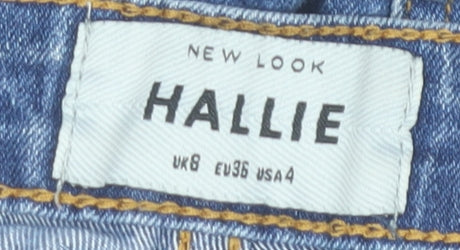 New Look Hallie Women's Blue Size 8 High Rise Skinny Jeans
