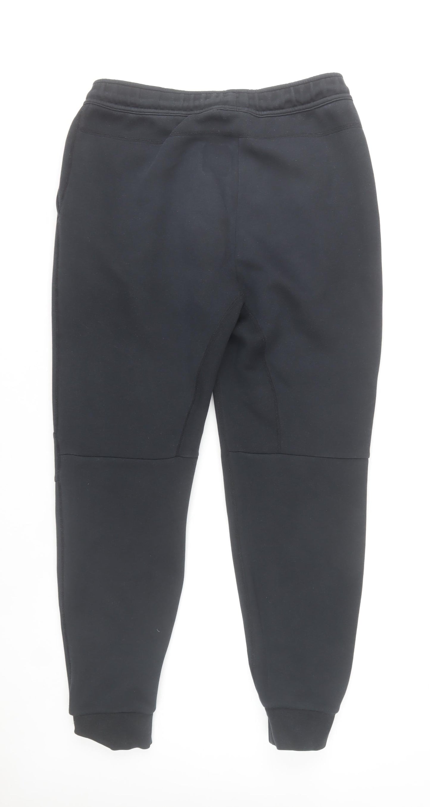 Nike Men Black Jogger Trousers L Cotton Blend Sportswear