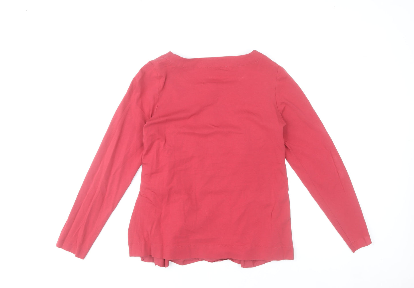 Carolyn Donnelly Womens Red Long Sleeve Tunic Blouse UK S