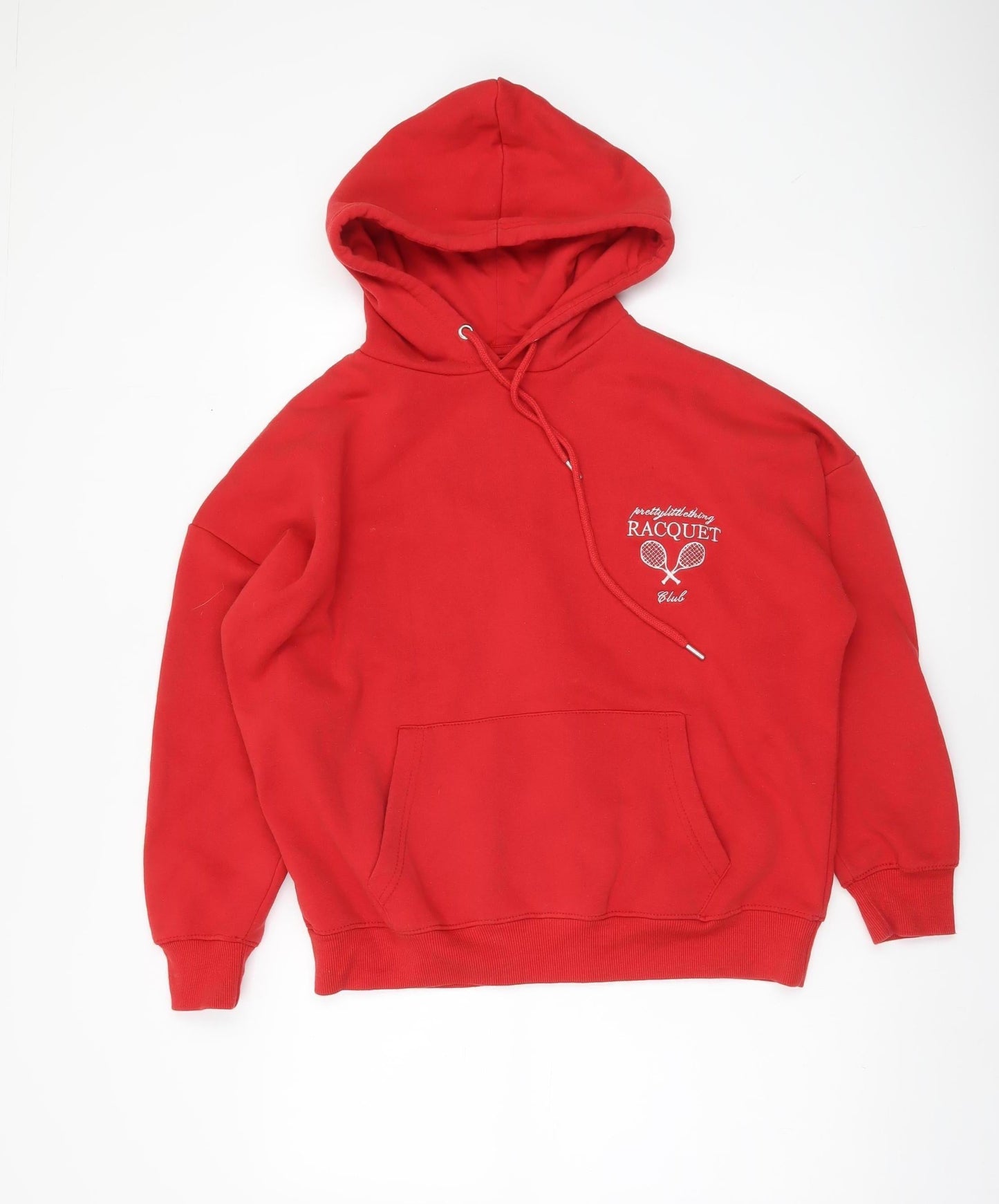 PrettyLittleThing Women’s Red Petite Pullover Hoodie UK 8