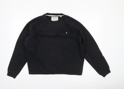 Womens UK Size 14 Jack Wills Black Pullover Sweatshirt