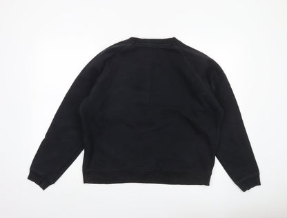 Womens UK Size 14 Jack Wills Black Pullover Sweatshirt