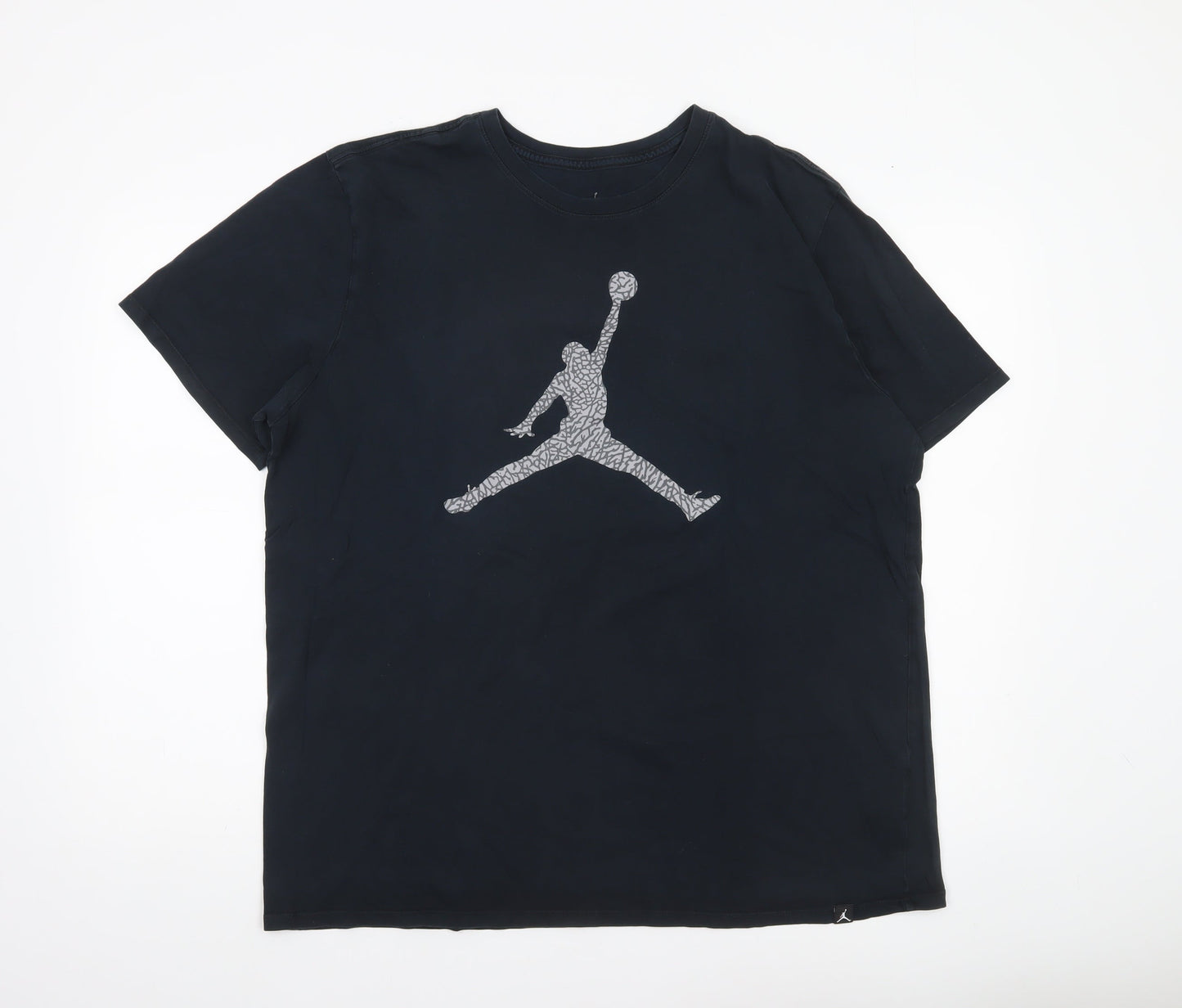 Nike Jordan Men’s Black XL Graphic Print Crew Neck T-Shirt
