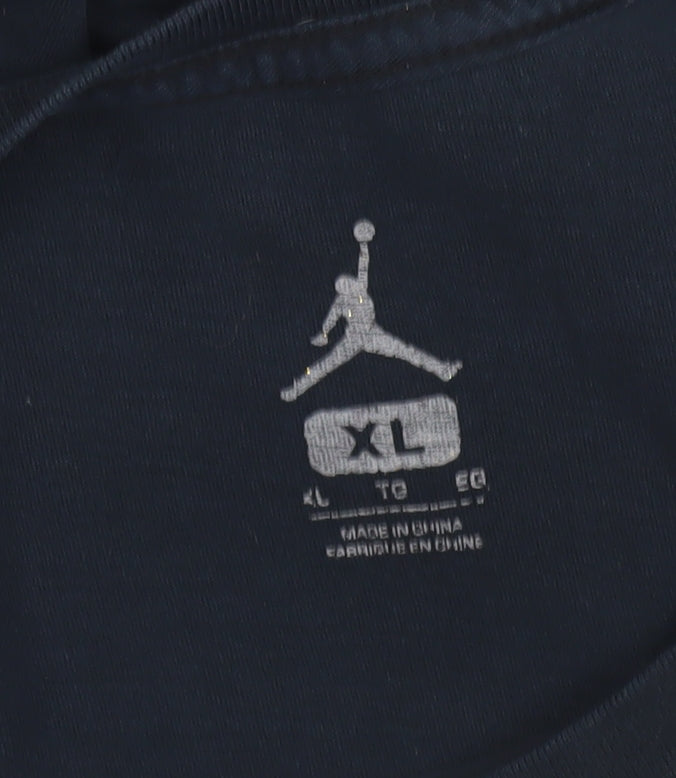 Nike Jordan Men’s Black XL Graphic Print Crew Neck T-Shirt