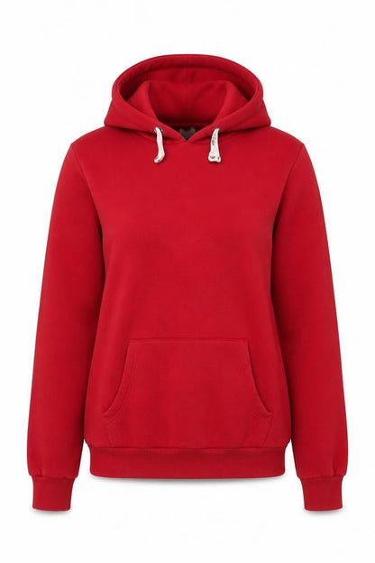 Hype Womens Red Pullover Hoodie Size 12 Cotton Blend Fleece