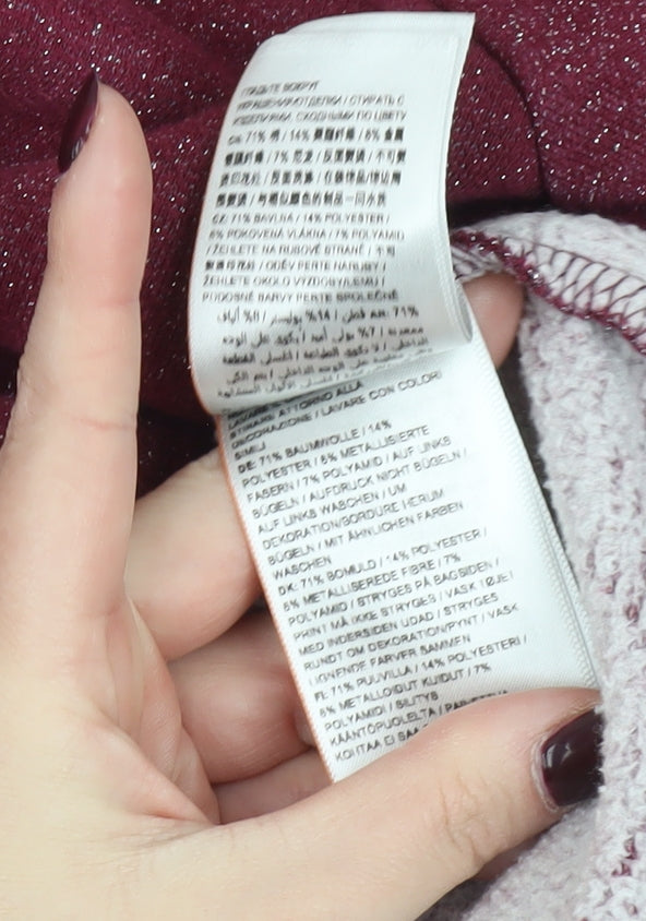 Superdry Men’s Red Graphic Print Pullover Sweatshirt M Regular