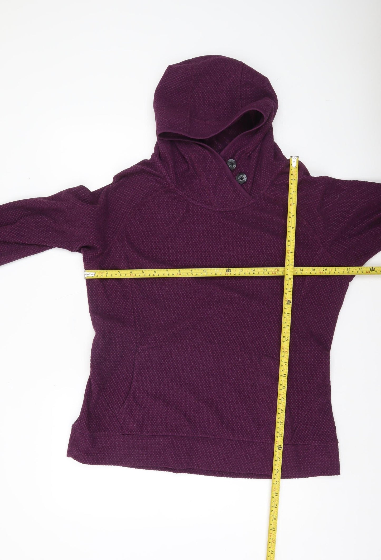 Berghaus Womens Purple Hoodie Size 18 Outdoor Hiking Fleece