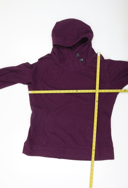 Berghaus Womens Purple Hoodie Size 18 Outdoor Hiking Fleece
