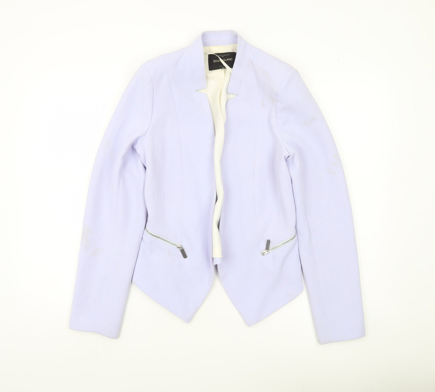 River Island Women’s Purple Size 10 Tailored Suit Jacket