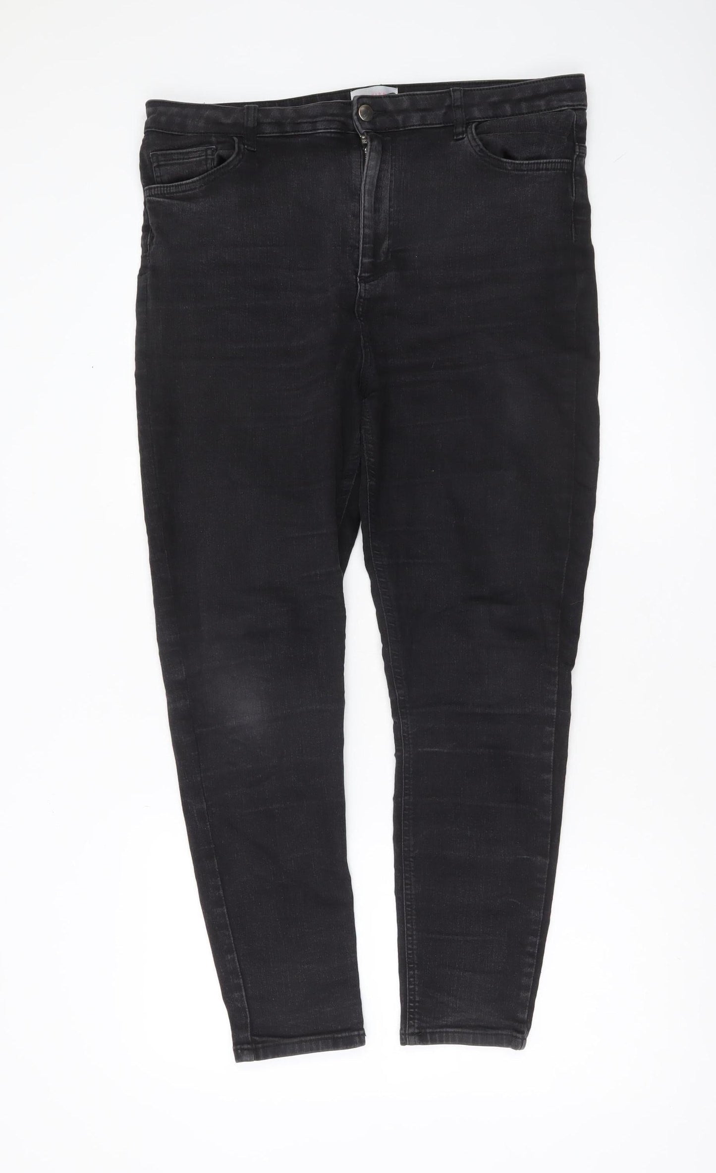 Savida Women’s Black Size 16 Skinny Slim Fit Stretch Jeans