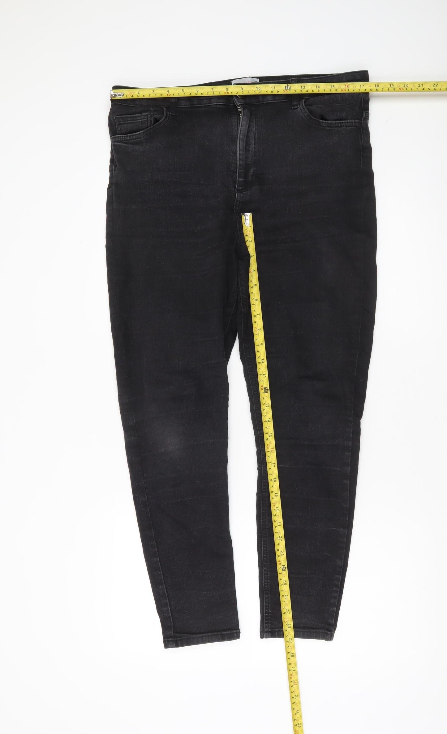 Savida Women’s Black Size 16 Skinny Slim Fit Stretch Jeans