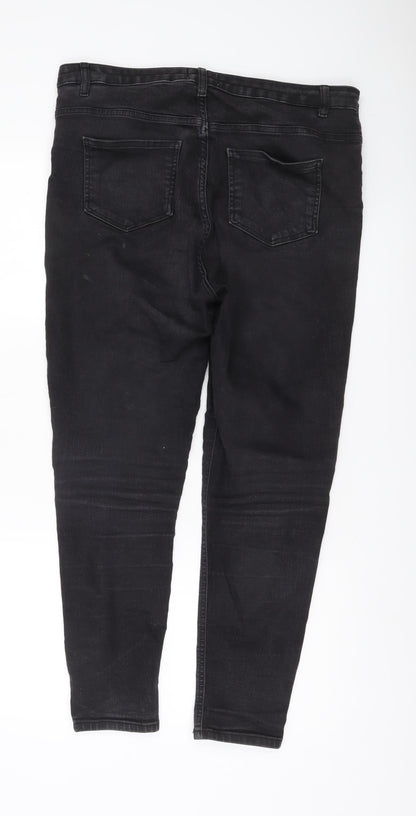 Savida Women’s Black Size 16 Skinny Slim Fit Stretch Jeans