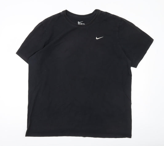 Nike Men’s Black XL Athletic Fit Crew Neck T-Shirt