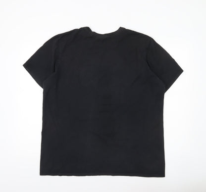 Nike Men’s Black XL Athletic Fit Crew Neck T-Shirt