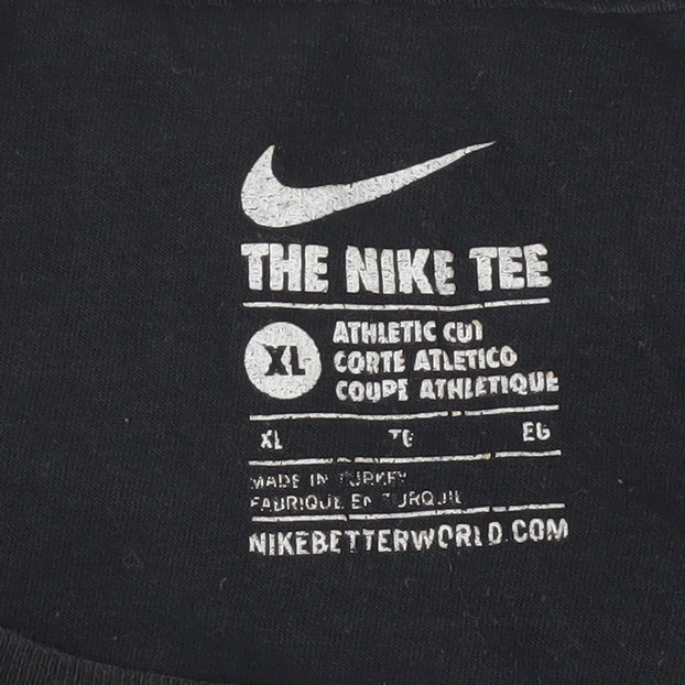 Nike Men’s Black XL Athletic Fit Crew Neck T-Shirt