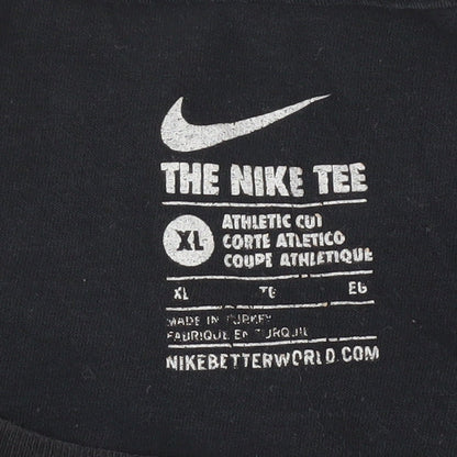 Nike Men’s Black XL Athletic Fit Crew Neck T-Shirt