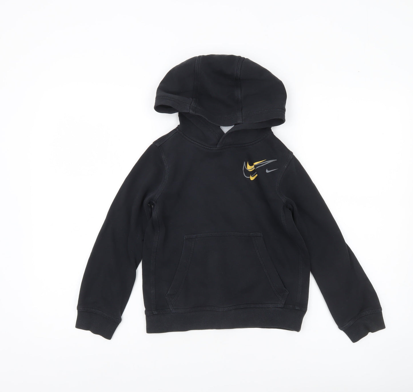 Boys UK Size 7 Years Nike Black Pullover Hoodie