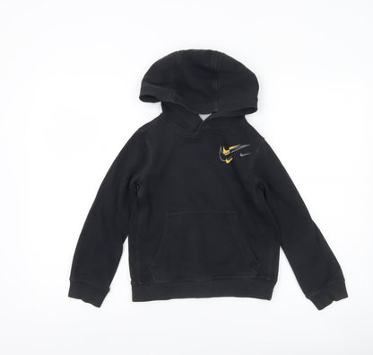 Boys UK Size 7 Years Nike Black Pullover Hoodie