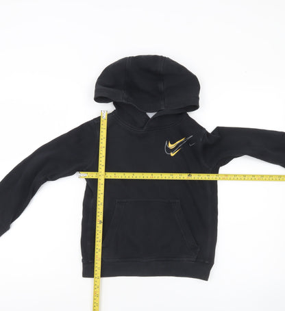 Boys UK Size 7 Years Nike Black Pullover Hoodie