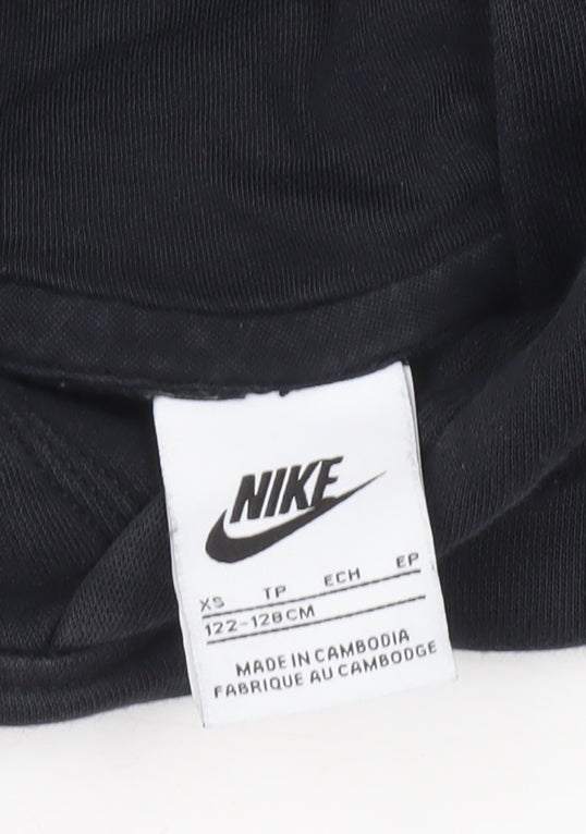 Boys UK Size 7 Years Nike Black Pullover Hoodie
