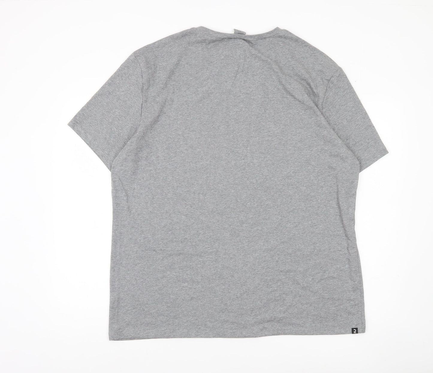 Decathlon Men’s Grey 2XL Regular Fit City Graphic Print T-Shirt
