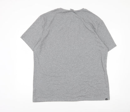 Decathlon Men’s Grey 2XL Regular Fit City Graphic Print T-Shirt