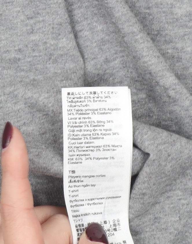 Decathlon Men’s Grey 2XL Regular Fit City Graphic Print T-Shirt