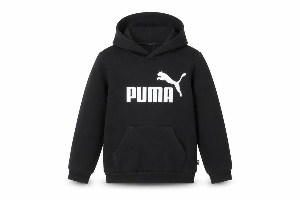 Boys UK Size 7-8 Years PUMA Black Pullover Hoodie