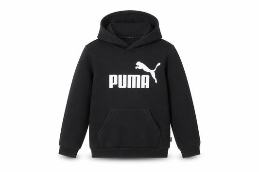 Boys UK Size 7-8 Years PUMA Black Pullover Hoodie