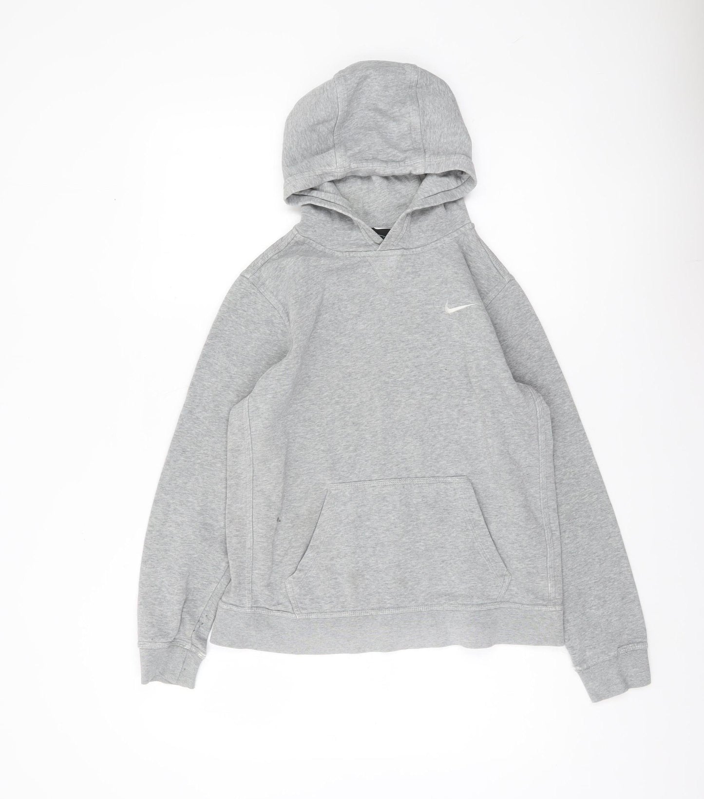 Boys UK Size 13-14 Years Nike Grey Pullover Hoodie